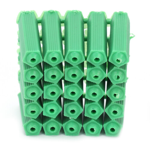 100 pezzi tassello ad espansione verde M6 da 26 mm 2
