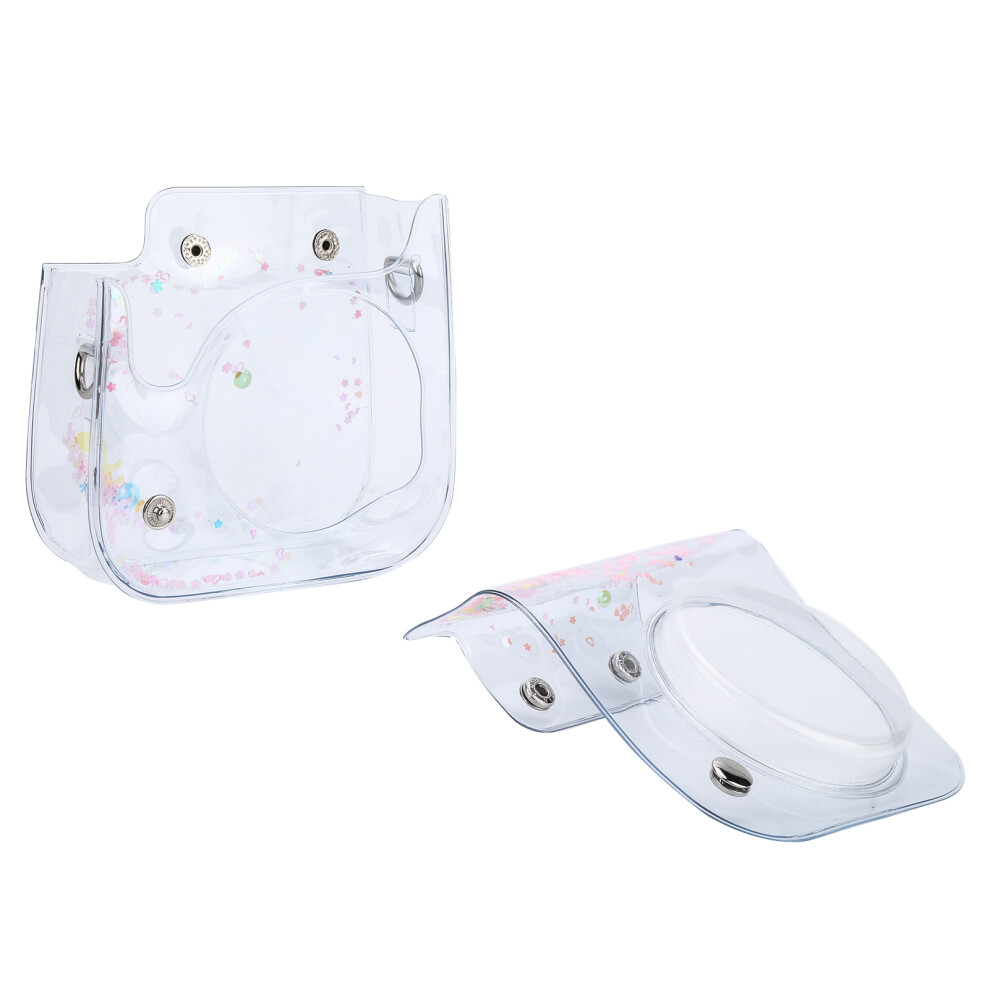 Transparent Mini Camera Bag Pvc Case With Shoulder Strap For Fujifilm Instax Mini 11/9/8Pink 9411322956622