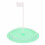 Coppa per buca del putter, Silicone+Plastica, Verde, 6,3 pollici 15