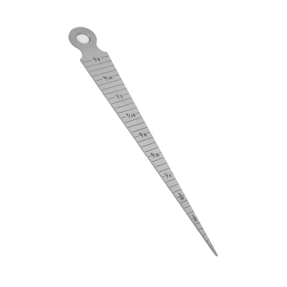 Taper Gage Stainless Steel Wedge Welding Gauge Gap Hole Inspection Measuring Ruler 1Â15Mm 9371322958319
