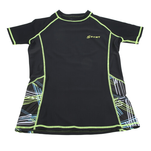 Ensemble de deux pièces pour homme : bord vert fluorescent 2
