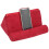 Supporto per tablet a cuscino rosso 24,5x16,5x12 cm. 13