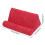Supporto per tablet a cuscino rosso 24,5x16,5x12 cm. 4
