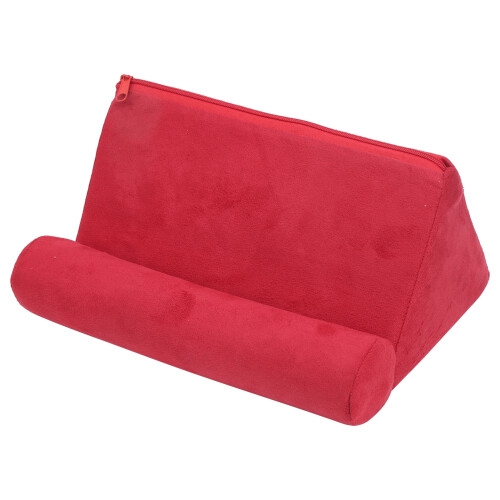 Supporto per tablet a cuscino rosso 24,5x16,5x12 cm. 1