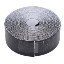 Nastro protettivo per la testa della racchetta da tennis nero PU antigraffio adesivo 10 cm x 2,5 cm
