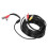 Câble CCTV 3-en-1, 20 m, noir ABS, BNC+RCA+DC 6