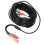 Câble CCTV 3-en-1, 20 m, noir ABS, BNC+RCA+DC 4