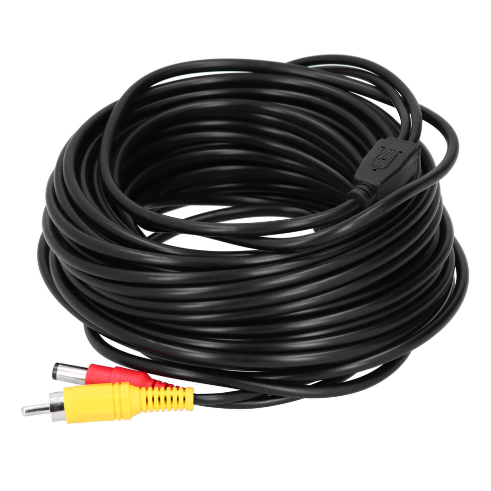 Portable Cctv Cable 2-In 1 Video Power Cord Rca+Dc Connector For Surveillance Camera Dvd Player(10M 32.8Ft ) 7621322959048