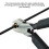 Archery Bow String Nocking Points Brass Buckle Clip Pliers T Shape Measurement Ruler Set 10