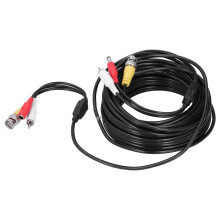 Tragbares CCTV-Kabel 3-in-1 Video, Audio, Stromkabel BNC RCA DC 15m 49,2 Fuß