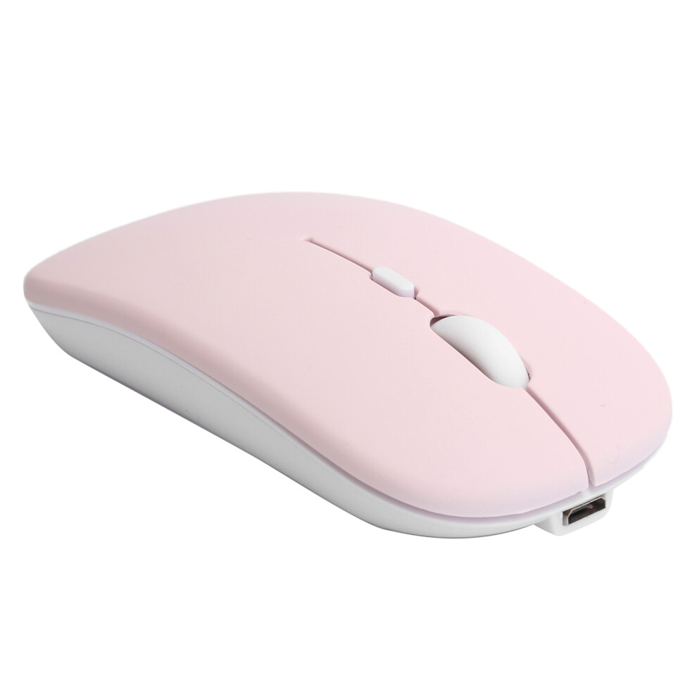 Mouse Wireless Bluetooth 5.0 2ÂMode Silent Laptop Computer Accessories 2.4Ghz Pink 9471322959313