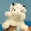 Marionnette à main tigre - 100% coton PP, blanc/jaune 3