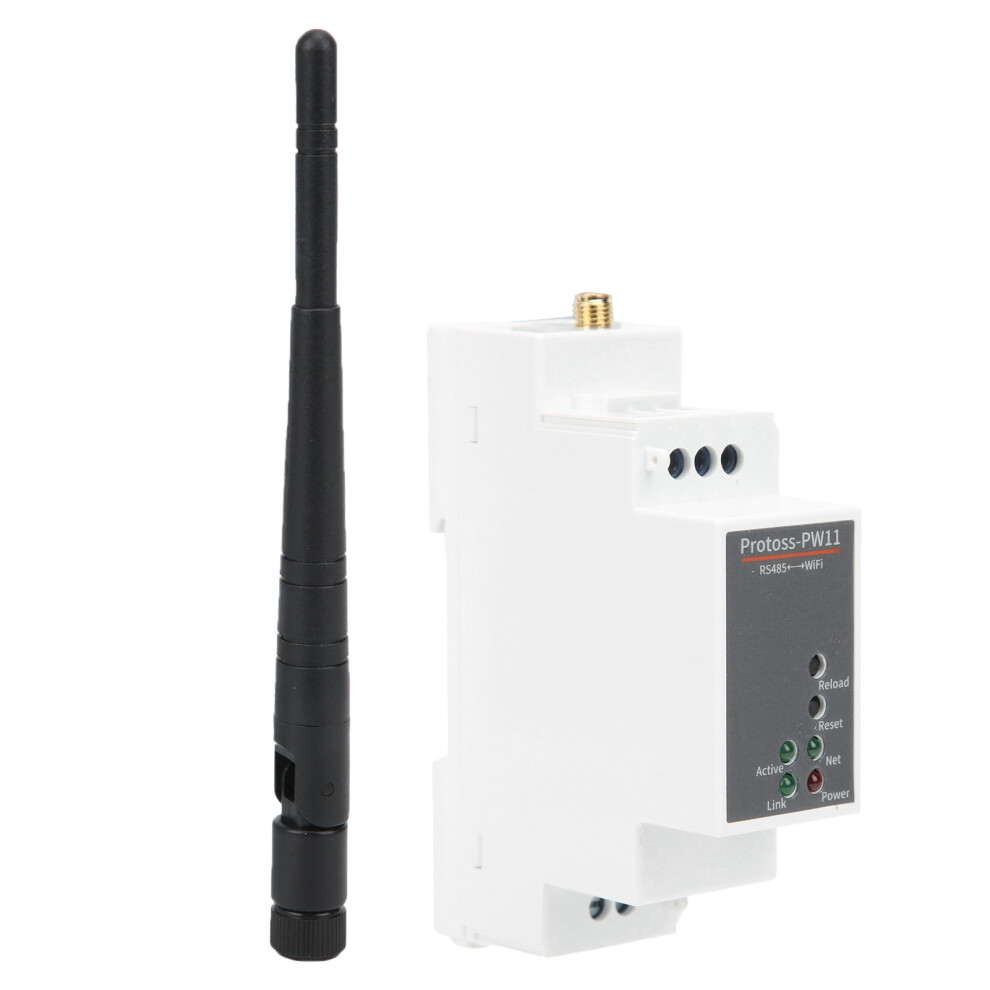 Rs485 To Wifi Ethernet Serial Server Rail Mounting For Mbed System 9-50Vdc Pw11-M 4141322961702