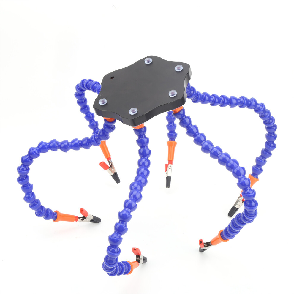 Flexible Arm Workbench 6ÂArm Clamp Aluminum Alloy Welding Table Assembly Soldering Holder 8241322961972