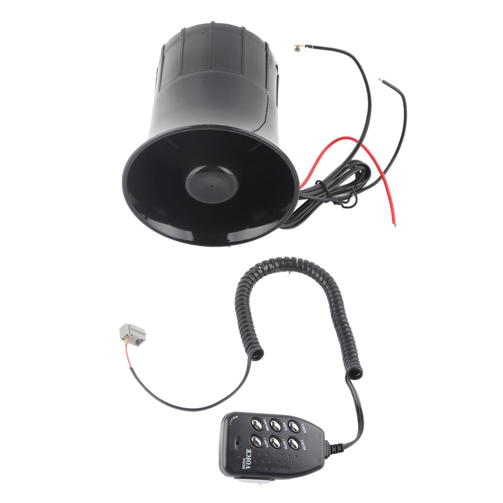 50W 120Db Car Loud Horn 6 Sounds Emergency Warning Alarm Siren Universal For 12V Auto Car Firefighting 6921322962682