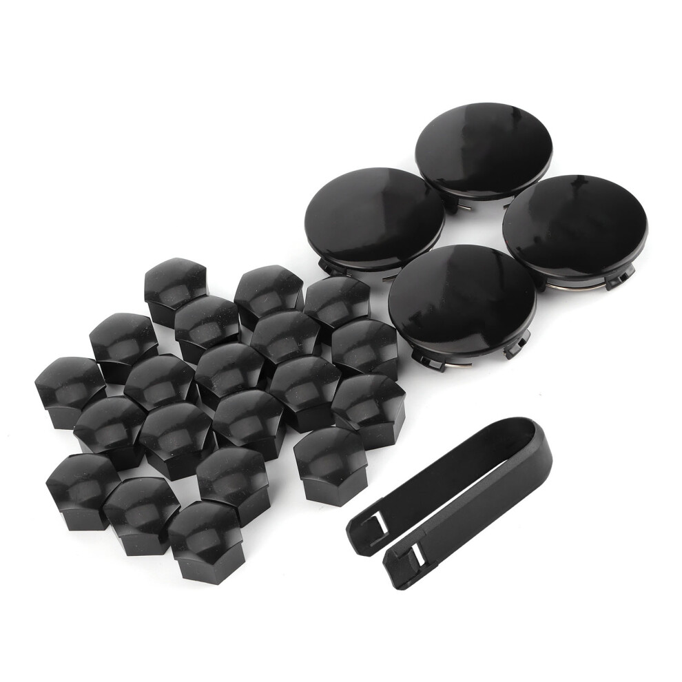 4Pcs Hub Center Cap With 20Pcs Wheel Lug Nut Covers Fit For Tesla Model 3/Model Y/Model S/Model X 7901322962751