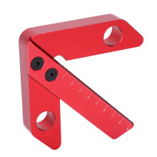 Traceur de centre 45/90 scribeur 3,5 pouces en aluminium argenté