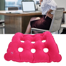 Cuscino antidecubito in PVC 49.5x49.5 cm Rosso Rosa