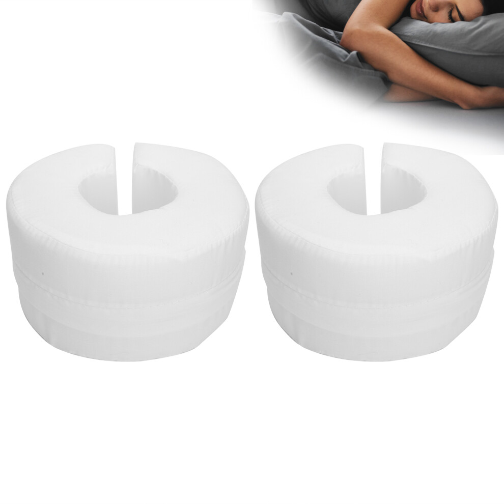 White 2Pcs Elderly Bedridden Patient Antibedsore Cushion Hand Leg Rest Elevating Pad
