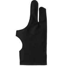 Guanti da pittura a due dita in nylon neri XS-S-M 1 pezzo