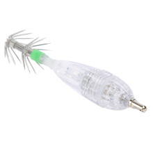 LR41x3 25mAh 85x18mm LED blanche leurre à hameçon pour calmar