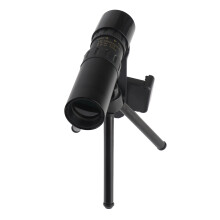 40mm Monokular-Teleskop 10X-300X Zoom mit Stativ & Handyklemme für Reisen