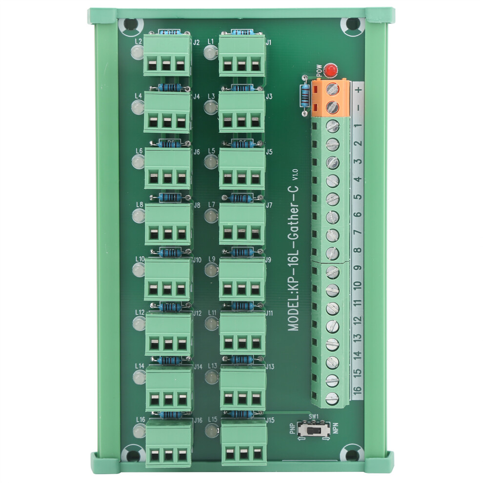 Terminal Block 3-Wire 16-Channel Acquisition Board Kp-16L-Gther C 0.5A For 20-26Awg 8421322966256