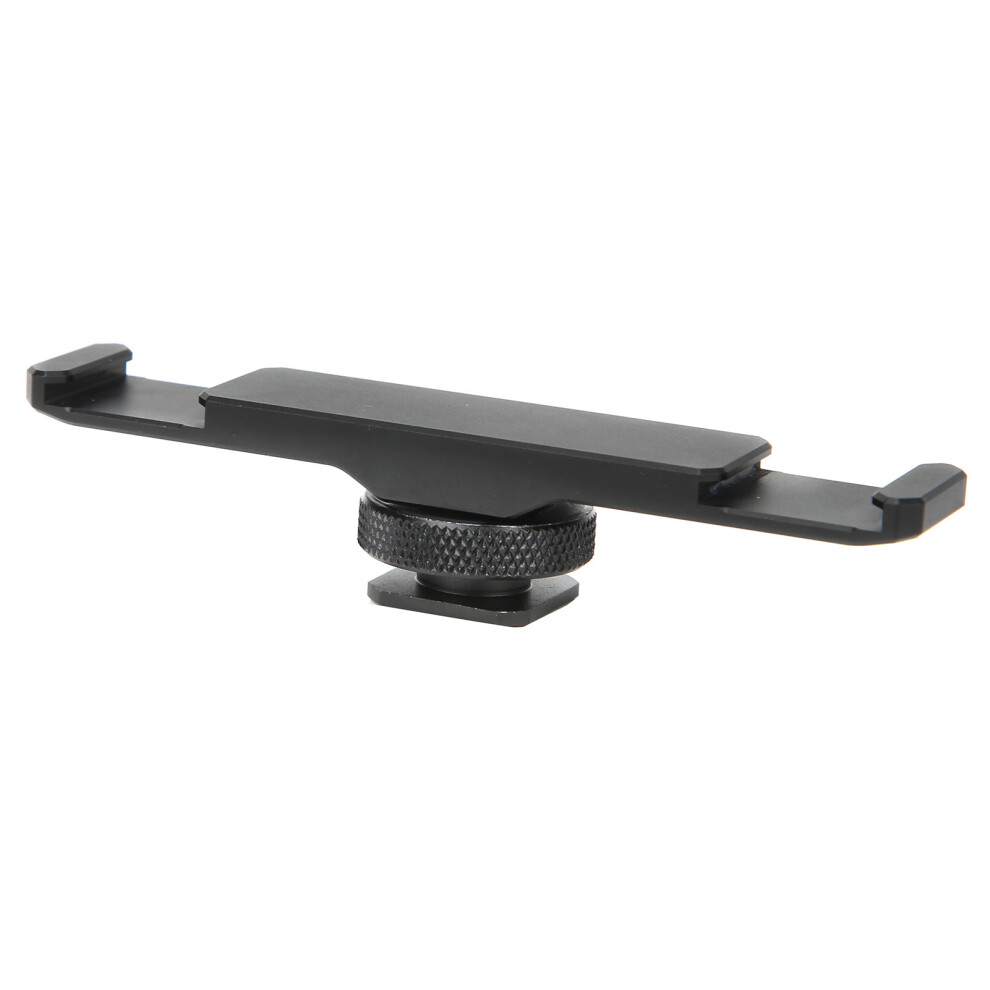 Dual Bracket Cold Shoe Mount Extension Bar For Led Video Microphone Live Streaming Light 8411322966646