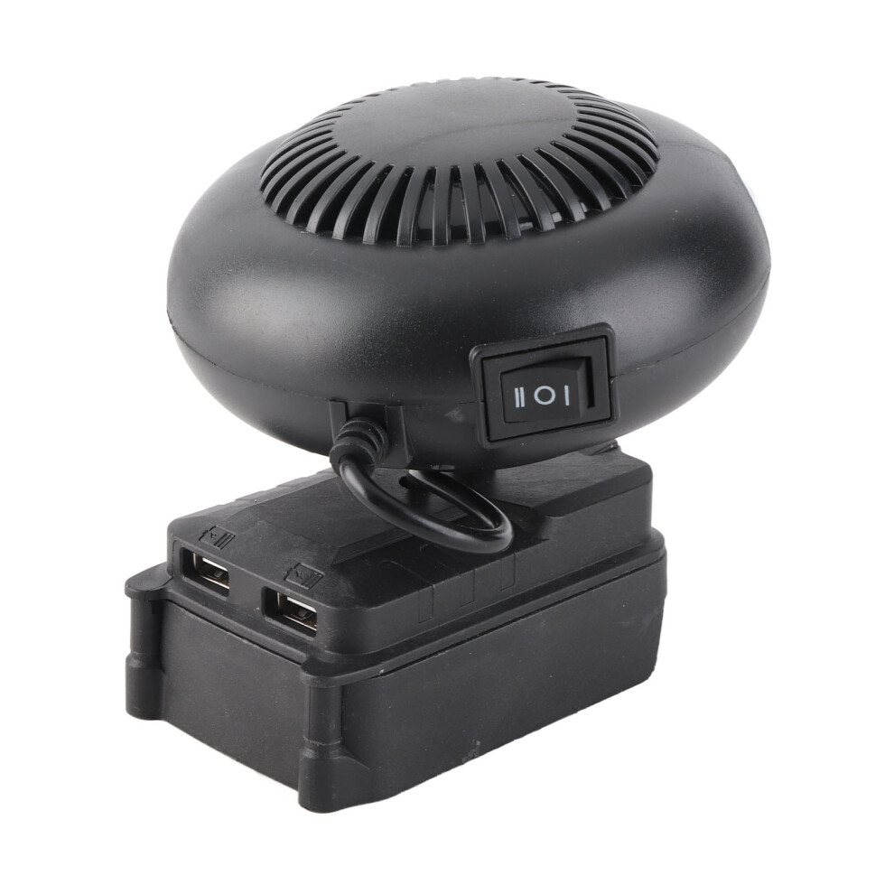 Car Heater Small Portable Office Bathroom Smart Thermostat 170W 2 Levels Adjustable for 18V 5pin WA3551 Li Ion Battery