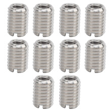 10 pezzi di inserti filettati M6x1.0/M10x1.5, 14 mm in acciaio inossidabile