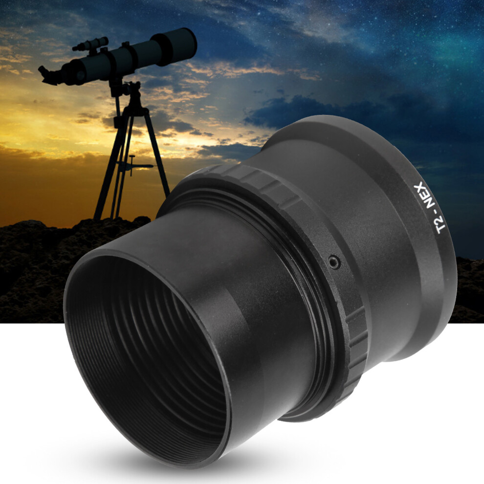 2In Astronomical Telescope T Mount Tube Ring Adapter For Sony E Mount Mirrorless Camera 7681322967955