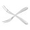 5Pcs Stainless Steel Fruit Fork MultiPurpose Dessert Fork with Handle for Party Kitchen 11