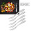 5Pcs Stainless Steel Fruit Fork MultiPurpose Dessert Fork with Handle for Party Kitchen 7