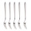 5Pcs Stainless Steel Fruit Fork MultiPurpose Dessert Fork with Handle for Party Kitchen 2