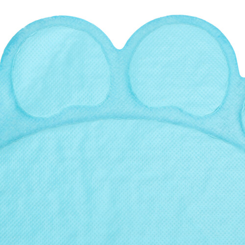 Tapis PVC en forme de patte, bleu ciel, 39  29,5 cm, 220 g 2