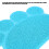 Tapis PVC en forme de patte, bleu ciel, 39  29,5 cm, 220 g 12