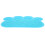 Tapis PVC en forme de patte, bleu ciel, 39  29,5 cm, 220 g 15