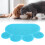 Tapis PVC en forme de patte, bleu ciel, 39  29,5 cm, 220 g 13