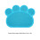 Tapis PVC en forme de patte, bleu ciel, 39  29,5 cm, 220 g 4