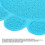 Tapis PVC en forme de patte, bleu ciel, 39  29,5 cm, 220 g 5