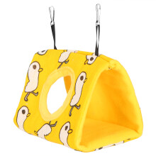 L Motivo Anatre Fondo Giallo Pappagalli Amaca