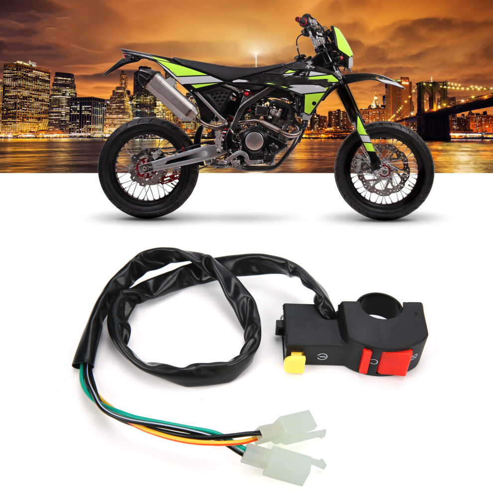 Motorcycle Kill Stop Button Switch Handlebar Ignition On Off Starter Fit For 50Cc/ 110Cc/ 125Cc Pit Quad Dirt Bike 4681322971139