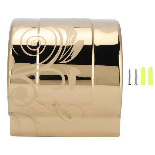 Porte-rouleau doré 12x10.3x12cm 390g 1