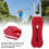 Modello Strumento per divot a forchetta da golf, Dimensione 12 cm, Rosso, 29 g 5