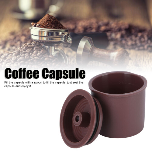 Filtro marrone riutilizzabile per capsule di caffè 3,5  3,8 cm 2