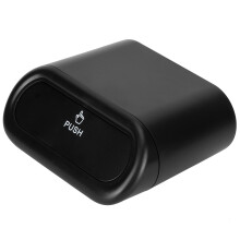 Coperchio per cestino dell'auto 230 g/8,1 oz, 15,5 x 6,5 x 14 cm, Nero