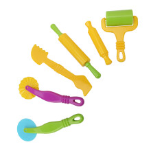 Ensemble de 6 pièces d'outils de modelage en pâte à modeler pour enfants en plastique ABS