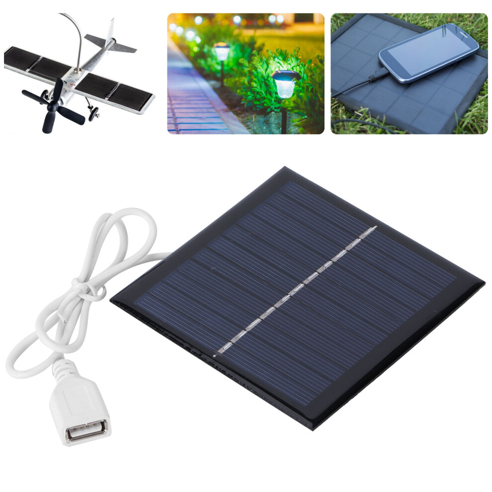 1W 5.5V Solar Panel Board Diy Polysilicon Solar Charging Module For 3.7V-5V Battery 8141322974951
