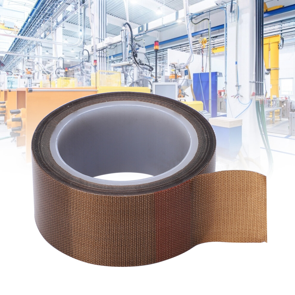 Ptfe Tape High Temperature Cloth Insulation Adhesive Roll Vacuum Sealing Machine Consumables0.13mm X 19Mm X 10M 8451322975446