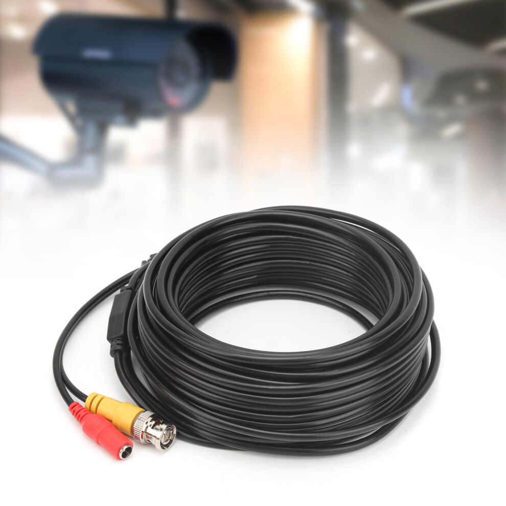 Bnc+Dc Video Power Cable Security Camera Cctv Wire Cord W Connector Surveillance System(30M 98.4Ft ) 4621322975966